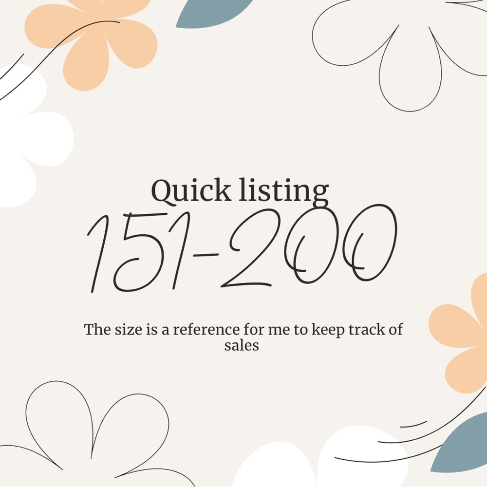 151-200 Quick listing